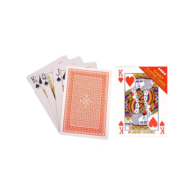 Giant Novelty Playing Cards Ideal For Fun Fairs and Fetes 17cm x 12cm