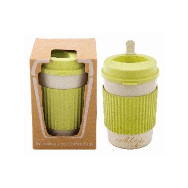 350ml Reusable Eco Friendly Travel Coffee Tea Drinking Cup Mug With Stirrer
