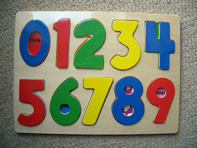 Children Kids Learning Wooden ABC Letters Alphabet or 123 Numbers Puzzle Toys