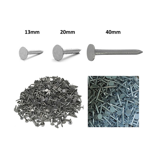 Galvanised Roofing Clout Nails - 3 Sizes Various Quantities