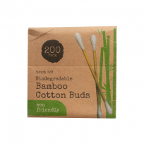 200 Pack Bamboo Cotton Buds Eco Friendly