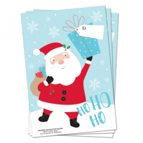 A Pack Of 3 Strong PVC Santa Sacks 30 x 20 Inches Perfect For Presents