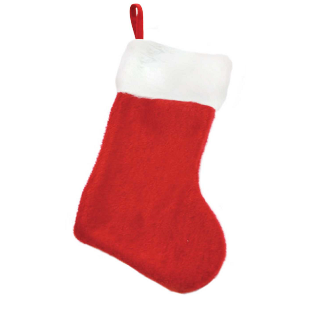 Classic Red And White Christmas Stocking